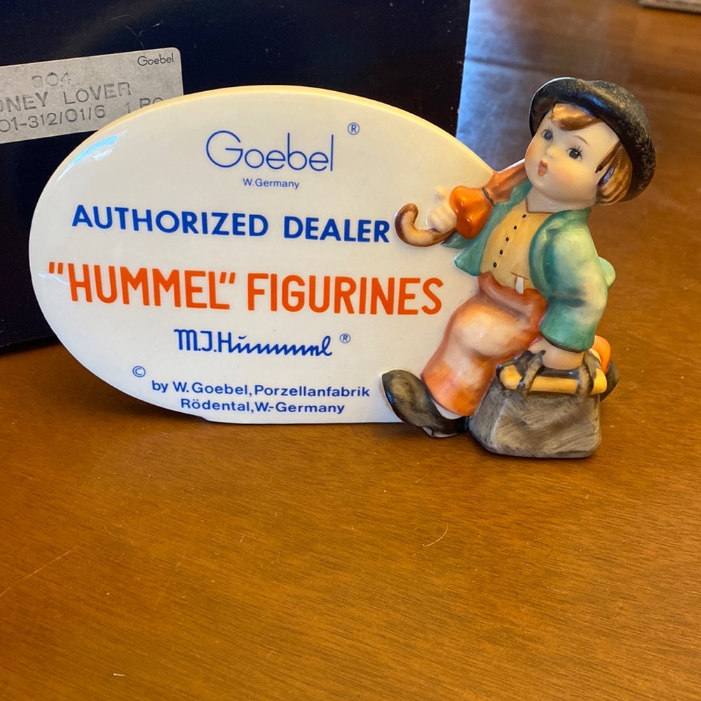 Hummel sales display figure.